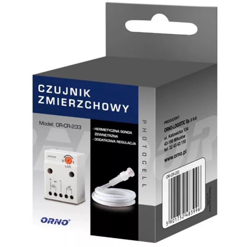 ORNO OR-CR-233 Twilight Sensor with Probe