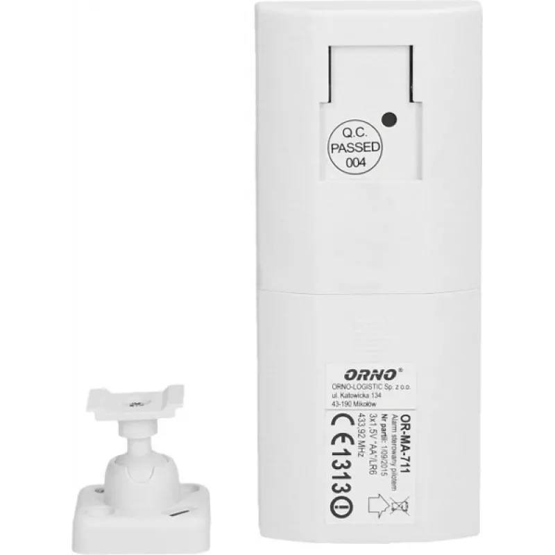 ORNO OR-MA-711 Outdoor Alarm Siren with Built-in Siren, 110 dB, 12V DC, White