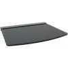 Red Eagle One Glass Shelf - Wall Mounted Tempered Glass Shelf with Steel Brackets, 350x250mm, Black