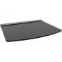 Red Eagle One Glass Shelf - Wall Mounted Tempered Glass Shelf with Steel Brackets, 350x250mm, Black