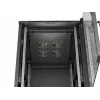 LANBERG 18U 19-inch Floor-Standing Server Rack Cabinet 600x800mm Black Tempered Glass Door (Flat Pack)