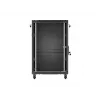 LANBERG 18U 19-inch Floor-Standing Server Rack Cabinet 600x800mm Black Tempered Glass Door (Flat Pack)
