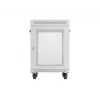 Lanberg FF01-6615-23SL Freestanding 19 inch Rack Cabinet 15U 600x600 Grey Perforated Door LCD Flat Pack