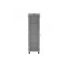 LANBERG 19 inch 42U Floor-Standing Rack Cabinet 600x1000 mm Grey Tempered Glass Door LCD Display Flat Pack