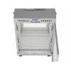 Lanberg 19 inch 15U 600x800 Grey Floor-Standing Rack Cabinet with Perforated Door and LCD (Flat Pack)