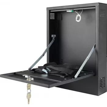 Pulsar AWO528 DVR Enclosure, Steel, Black, Wall Mount
