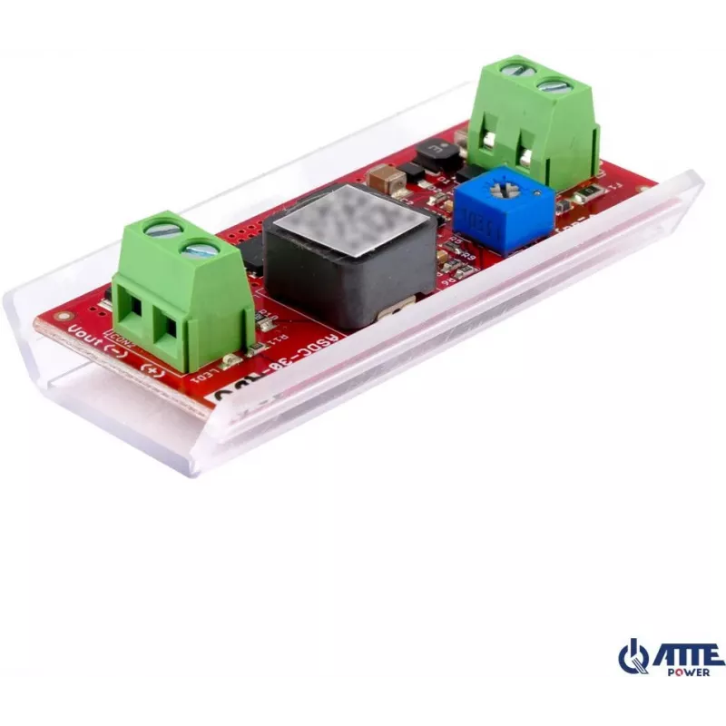 ATTE ASDC-30-AD0-OF Adjustable Step-Down Voltage Converter 3-12V 3A