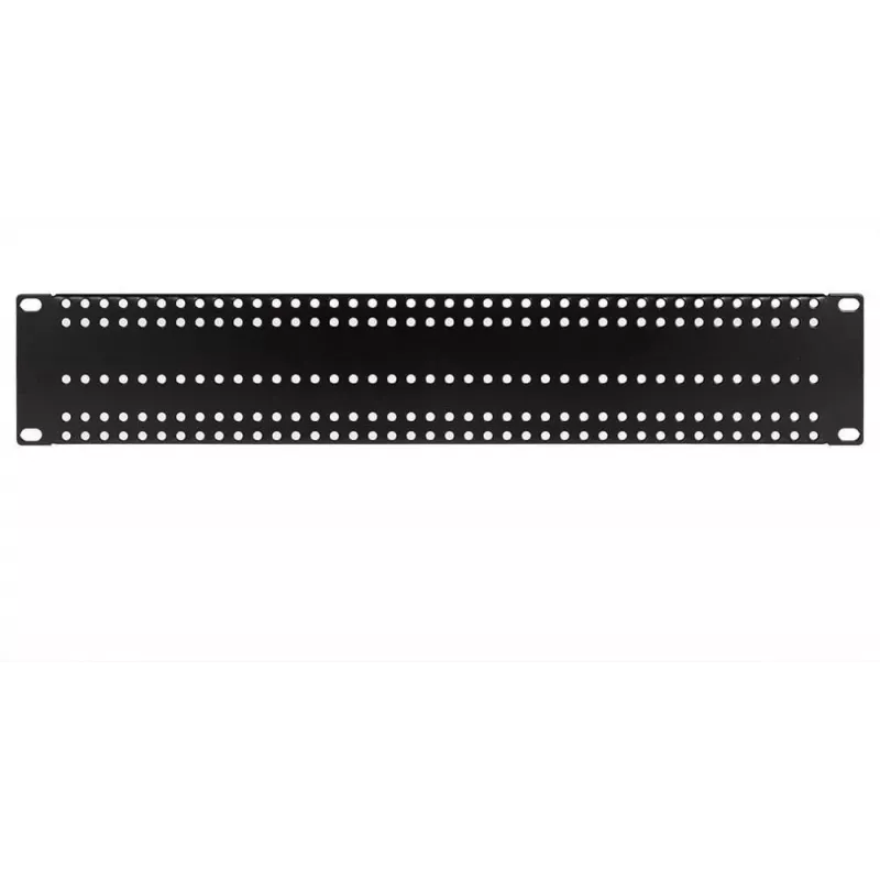 ATTE ADD-RACK2U1 2U 19-Inch Rack Mounting Adapter with Simple Mounting Holes, Black