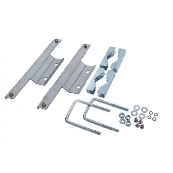 ATTE ADD-PMAALUXLM Pole Mount Bracket for ABOX-ALUXL Enclosure, Aluminum, Silver/Grey