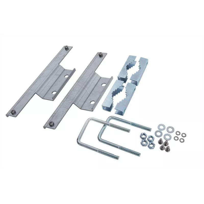 ATTE ADD-PMAALUXLM Pole Mount Bracket for ABOX-ALUXL Enclosure, Aluminum, Silver/Grey