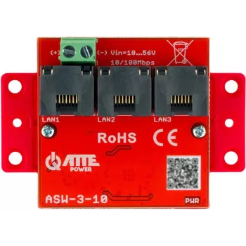 ATTE ASW-3-10 Unmanaged Switch 10 Port 10/100 Mbps Desktop