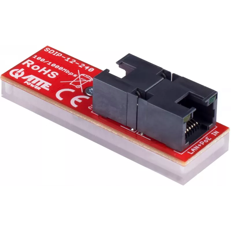 ATTE SDIP-12-240 PoE+ Adapter 30W DIN Rail Gigabit