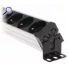 DELTA PD-7K/RACK 7-Outlet Schuko Power Strip 1U Rack Mount 230V 10A 2300W 3m Cable Black