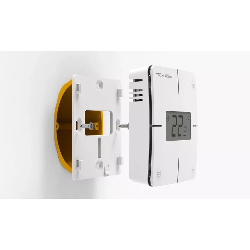Wired Room Thermostat R-S1 Black Tech Sterowniki