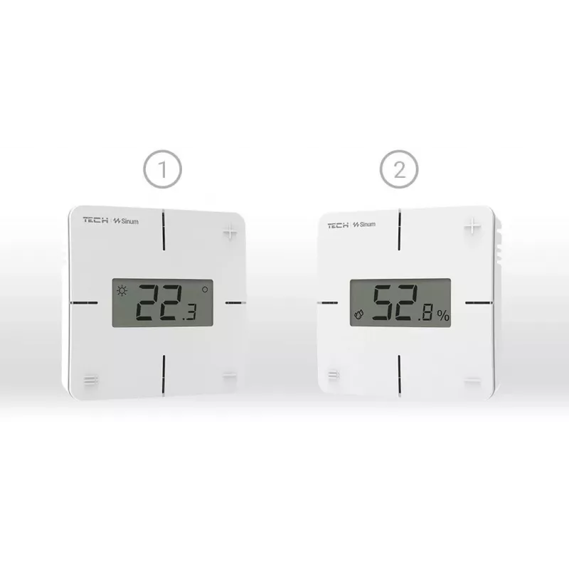 Wired Room Thermostat R-S1 Black Tech Sterowniki