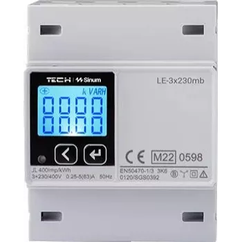 Three-Phase Bidirectional Energy Meter LE-3x230mb Tech Sterowniki