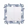 KONTAKT SIMON 10 Module Universal Switch White 2x Screw Terminals 10AX 250V