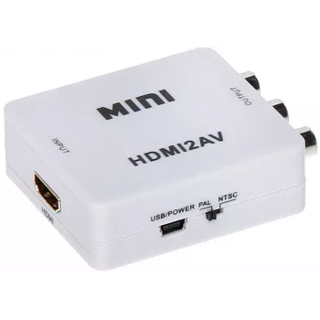 DELTA HDMI to AV Converter - Black