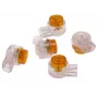 DELTA UY2-4CI/100 Insulation Displacement Connector (IDC) 2-Conductor 100-Pack Yellow