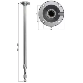 DELTA Telescopic Ceiling Mount for Camera BR-150X300