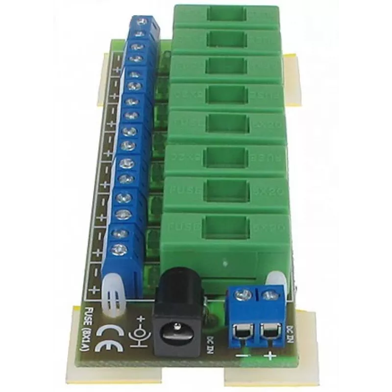 DELTA LZ-8/E Power Distribution Unit, 8 Outputs, 10-30V DC, 8A, Screw Terminal