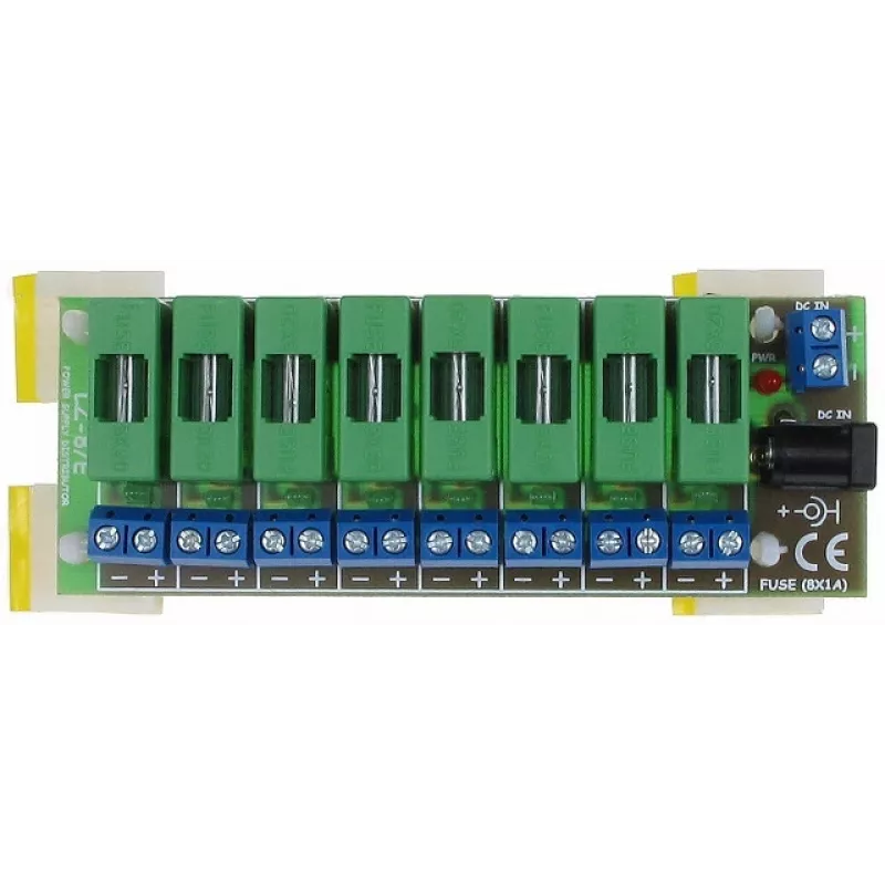 DELTA LZ-8/E Power Distribution Unit, 8 Outputs, 10-30V DC, 8A, Screw Terminal