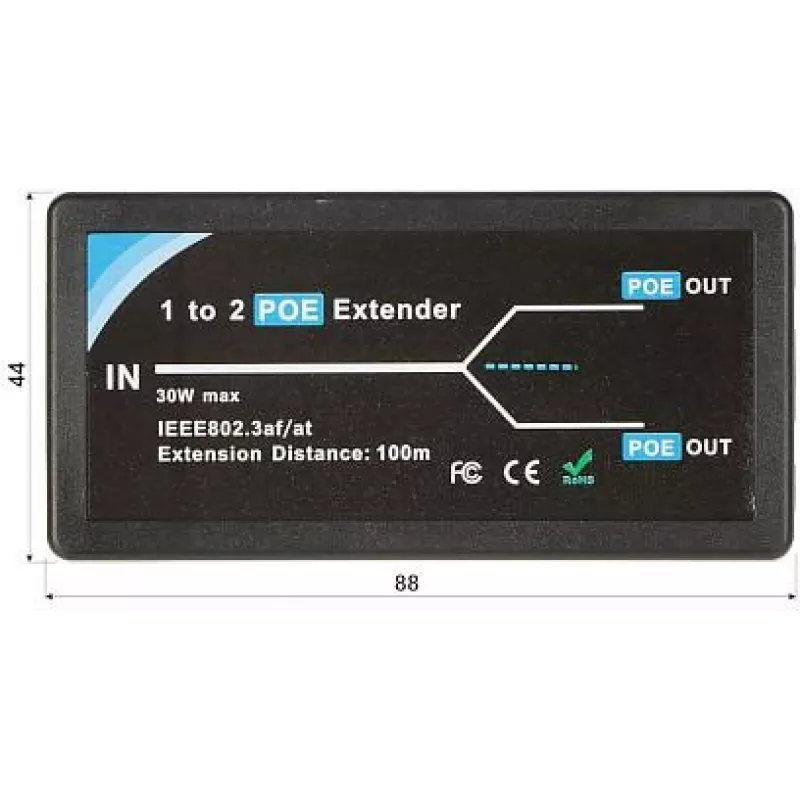 DELTA PoE Extender PFT1320 3-Port