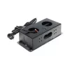DELTA FPS-3S/CABLE Furniture Power Strip with 3 Sockets, 1.5m Cable, Black