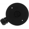 DELTA STG-1280ZJ-DM46(BLACK) Junction Box / Camera Mount, Black, Aluminum Alloy