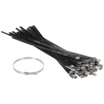DELTA Montage SSCT-400X10 Stainless Steel Cable Tie 400mm x 10mm 100 Pack