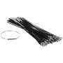 DELTA Montage Stainless Steel Cable Tie SSCT-450X7.9 - 450mm x 7.9mm, 100 Pack, AISI 304, Natural Silver