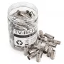 Spacetronik F-Type / IEC Coaxial Connector Module - 100 pcs White
