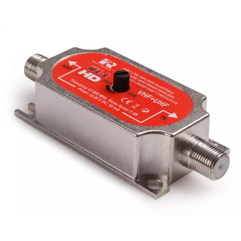 Red Eagle WZ-2 Linear Amplifier 20 dB 47-694 MHz F-Type Indoor DVB-T/T2