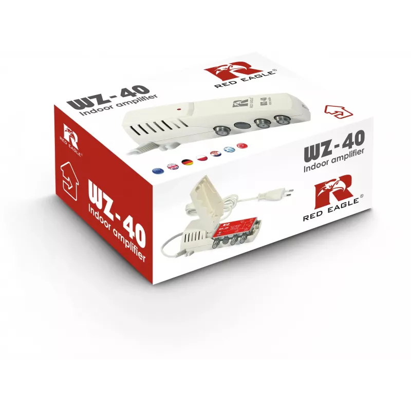 DVB-T/T2 Antenna Amplifier WZ-40 RED EAGLE