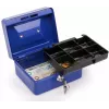 RED EAGLE BOX-150 Metal Cash Box with Key Lock, Red