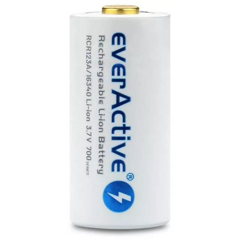 EVERACTIVE 16340 3.7V 700mAh Rechargeable Li-ion Battery with Protection Circuit (1 Piece)