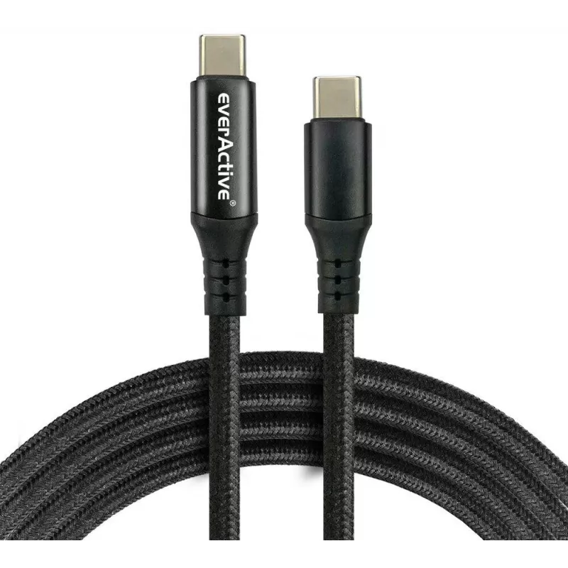 USB-C to USB-C Cable with LCD Power Display, 3m, 45W PD, Black