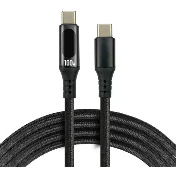 USB-C to USB-C Cable 100cm 100W PD LCD Display everActive CBB-1PD5L
