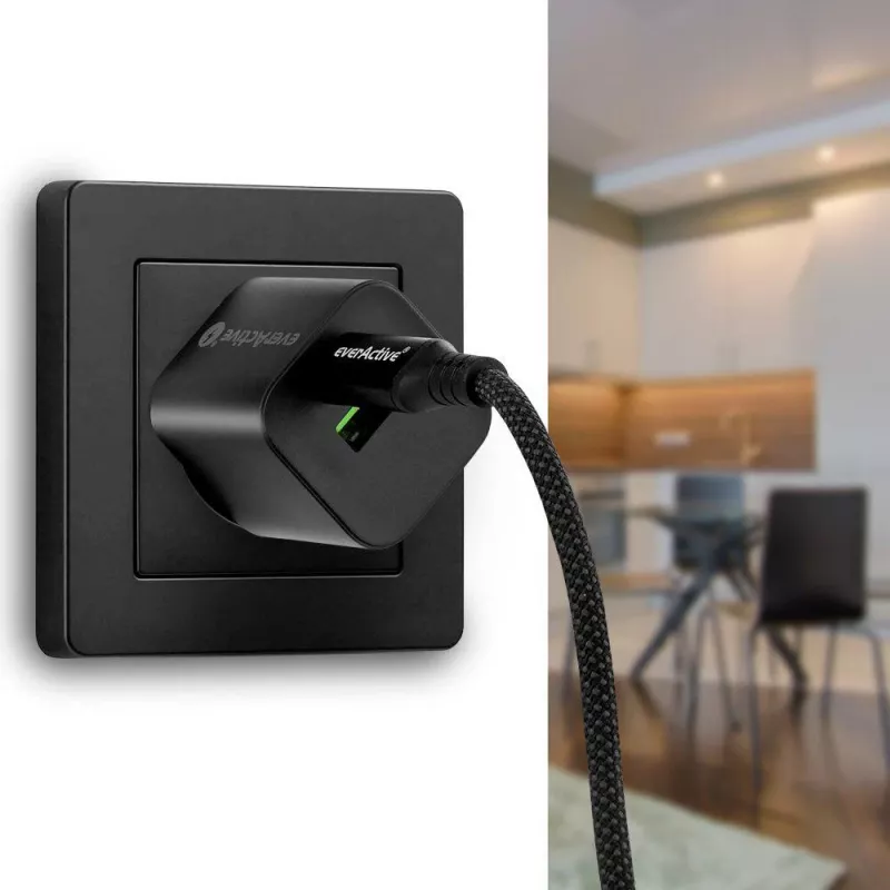 USB-C to USB-C Cable 2m 100W LCD Power Display everActive CBB-2PD5L