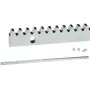 PSG Premium Gear Rack 60.051 for Sliding Gates - 8 mm Base Plate, M4 Module, 1 Meter, Galvanized Steel