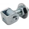 PSG 61.013.01 Weld-On Hinge - M20 Thread (Adjustable, Galvanized Eye)