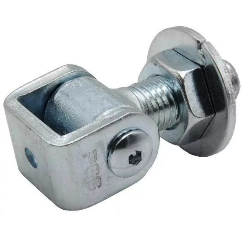PSG 61.013.01 Weld-On Hinge - M20 Thread (Adjustable, Galvanized Eye)