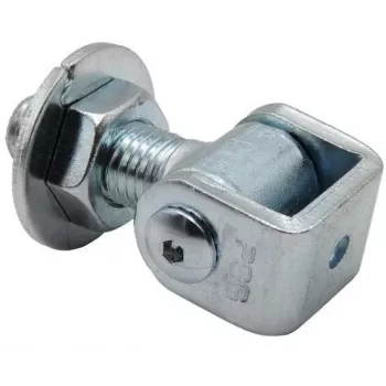 PSG 61.013.01 Weld-On Hinge - M20 Thread (Adjustable, Galvanized Eye)