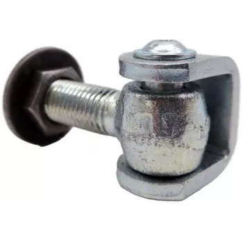 PSG 61.012.01 Weld-On Hinge - M16 Thread (Adjustable, Galvanized Eye)