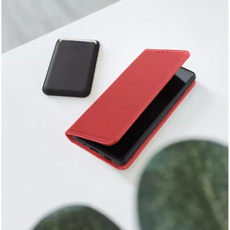 OEM Flip Case for iPhone 17 Pro / 18 Pro Smart Pro Book Leather Burgundy