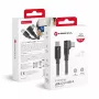 Forcell F-Energy CC-1Deg USB-C to USB-C Cable 100W PD QC4.0 5A 2m Black 90° Angled