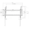 GETFORT GF-T3780-75 Tilting TV Wall Mount for LED/LCD 37-80 inch, 75kg, VESA 650x405mm, Black