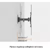 GETFORT GF-FM2365-30 Full-Motion TV Mount for LED/LCD 23-65 inch, 30kg, VESA 400x400, Black