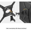GETFORT GF-FM2365-30 Full-Motion TV Mount for LED/LCD 23-65 inch, 30kg, VESA 400x400, Black