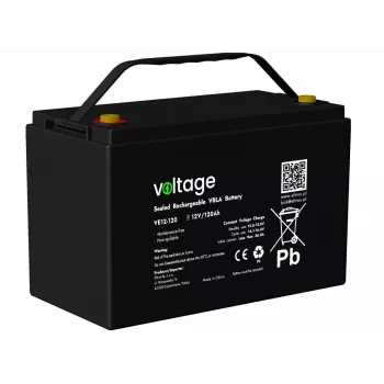VOLTAGE AGM Battery 12V 120Ah VE12-120 (6-9 Years Lifespan)
